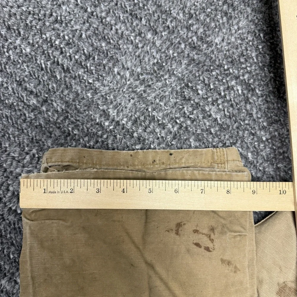 Wrangler Riggs Workwear Carpenter Pants Mens 34 x 32 Brown Ripstop Canvas READ‎